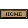 Hanse Home Zerbino in cocco sottile per interni, colore naturale, tappetino in cocco per casa, zerbino antiscivolo, per corridoio, terrazza, ingresso - 27 x 70 cm