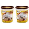POLYFILLA STUCCO PER LEGNO, Ripara e rinforza il legno, Riempitivo per Interno ed Esterno, in Pasta GRIGIO CHIARO 1KG (Confezione da 2)