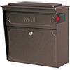 mail Boss 7173 Townhouse Locking Wall Mount Mailbox, 7174