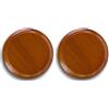 FANTON 84046 Base in legno NOCE Ø 120 mm. per accessori ceramica Ø 90 e 100 mm. (Confezione da 2)