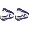Wedo 10281103 klax Levapunti con chiusura di sicurezza, colore: blu (Confezione da 2)