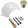 Luocute 385318162 Kit Albero a Sfera e Albero di Scarico per WC per Kit Albero e Sfera di Scarico per WC Marine con Scarico a Pedale WC per Barche, Kit Cartuccia a Sfera