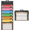 Aruihm Cartella Portadocumenti Espandibile a Parete, Raccoglitore con 6 Tasche Rimovibili, Archivio File A4 Multistrato, Raccoglitore Portatile e Pieghevole