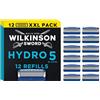 Wilkinson Sword Wilkinson Hydro 5 Skin Protect Regular - Lame per rasoio da uomo, 12 pezzi