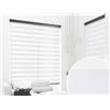 KS Handel 24 PREMIUM DOUBLE ROLLER BH20 WHITE con cassetta in alluminio (50x150 cm, colore cassetta: argento opaco)