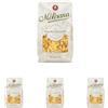 La Molisana - Ditali n. 45, Pasta Classica da Solo Grano Italiano, Trafilata al Bronzo, Formato Corto Perfetto per Zuppe e Minestre con Superficie Ruvida, Confezione da 2000 g