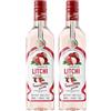 Gabriel Boudier Liqueur de Litchis - Lychee 500 ml (Confezione da 2)