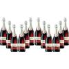Fiorelli Fragolino Vino Rosso Bevanda aromatizzata a base di vino - 6 x 0.75L (Confezione da 2)