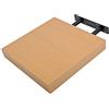 Etrexonline Mensole da Muro Colore Faggio 25x25x4cm, Mensole da Parete in Legno con Fissaggio Invisibile