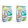 INKEE Slime per la vasca da bagno, Verde al profumo di pesca, Trasforma l'acqua in slime, Include un adesivo della Collezione Hippo (ce ne sono 4 da collezionare), per 25 litri d'acqua