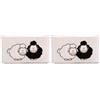 NICI cuscino di peluche Wooly Gang I Soffice cuscino di peluche con pecore per bambine, bambini e neonati I Cuscino rettangolare di peluche I 43 x 25cm - 49682 (Confezione da 2)