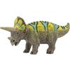 Bullyland 61317 - Mini dinosauro Triceratops, circa 3,1 x 7,5 cm, ideale come statuetta per torte, fedele ai dettagli, senza PVC, ottimo regalo per bambini per giocare fantasiosi