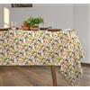 Vilber, Tovaglia, Taglio del tessuto di cotone/poliestere in fibre riciclate. Resinato, antimacchia, impermeabile, per interni ed esterni. Chillies.3105 (100 x 140 cm)