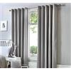Fusion Sorbone., Cotone, Silver, 66 Width x 90 Drop (168 x 229cm)