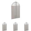 Wenko 64512100 Balance - Custodia protettiva per abiti, 60 x 100 cm, colore: tortora (Confezione da 4)