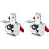 Rigamonti Apriscatole Professional - Apriscatole Manuale in Metallo - Impugnatura Ergonomica - Taglio Sicuro e Preciso - Scatola Singola (Confezione da 2)