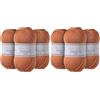 Utopia Crafts DK Double Knitting Yarn 3x 100g (Potters Clay) (Confezione da 2)