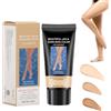 BROEYOUE Trucco per le gambe e il corpo, impermeabile, perfetto per le gambe, per il trucco, copertura per tatuaggi, per cicatrici di gambe e corpo, facile da applicare, correttore completo (#1 colore naturale