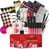 FantasyDay Set di Trucchi Donna, FantasyDay Kit Trucco Make Up Completo Cosmetico Starter Kit Adventskalender 2025 Xmas Makeup Gift Set con Correttore Rossetti Lucidalabbra Palette Ombretti Mascara Trousse Fard