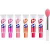 Doukesh Peel Off Lipstick Stain Set Lipstick Impermeabile Lip Gloss Set Tinta Labbra Peel Off Rossetto a Lunga Durata e Tenuta 6 Colori
