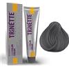 Trinette Professional Grigio Scuro Crema Colorante Permanente 100 ml - Toni Grigi Moderni, Effetto Fumo e Argento, Alta Copertura, Lunga Durata