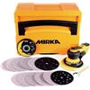 Mirka DEROS II 5650 - Levigatrice orbitale, 125 e 150 mm, Orbit 5,0 mm/230 V, elettrica, con spina UK, per levigatura senza polvere del legno