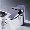 AM.PM X-Joy FXA82100 - Rubinetto per lavabo con tirante e scarico, facile da installare, cromato