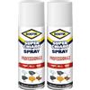 Bostik Superchiaro Spray Professionale, Adesivo spray trasparente per applicazioni professionali 500 ML (Confezione da 2)