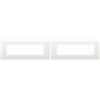 Vimar Placca Classic 7 m, Bianco (Confezione da 2)