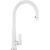 Schock Gota 521000Wh Miscelatore Canna Alta con Doccetta Estraibile, Bianco
