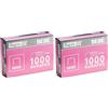 Rapid 11974600 Cucitrice (Bebe ramati) 1000 pezzi (Confezione da 2)