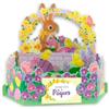 Draeger Paris - Biglietto Pop Up, Biglietto d'auguri 3D con suo busta - Bonne fête de Pâques Coniglietto e Pulcini- formato 18 x 11,5 cm