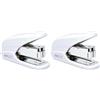 Rapesco 1310 X5-Mini Cucitrice Sforzo Ridotto, Cuce fino a 20 Fogli, Bianco (Confezione da 2)