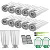 CHLOENCE KIT - 12 Sacchetti Folletto Compatibili Vk7s Vk7 Fp7s Fp7 (12+5)