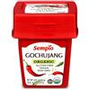 Sempio Gochujang Biologico (250g) - Pasta di Peperoncino Coreana, Dolce, Gustosa e Piccante. Salsa Premium di Peperoncino Rosso per Tteokbokki, Cucina Coreana. Vegana, Non-OGM