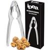IPEA Schiaccianoci Classico in Alluminio - Piccolo Schiaccia Noci Leggero per Noci, Nocciole, Mandorle, Frutta Secca - Multiuso per Cucina - Ideale anche per Crostacei