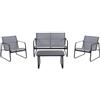 GALILEO Estè SET SALOTTO GIARDINO GALILEO ESTE' SAINT TROPEZ 2 POLTRONE 1 DIVANO TAVOLINO