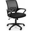 MAKA HOME SEDIA UFFICIO ERGONOMICA POLTRONA GIREVOLE SCRIVANIA TESSUTO TRASPIRANTE