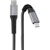 mooov 732115 - Cavo USB-C rinforzato 1m - Nylon intrecciato con fibra di aramide, ricarica rapida 3A, trasferimento 480 Mbit/s, garanzia 10 anni