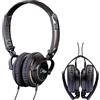 Carry-On FH50 Cuffie Pieghevoli Semi-Chiuse On-Ear con Cavo da 2 m e Spinotto Jack Stereo da 3,5 mm con Adattatore da 6,33 mm e Archetto Regolabile