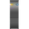 Cecotec Frigorifero Combinato Bolero CoolMarket Combi 356i Dark E. Total No Frost, Sistema di Raffreddamento Multiflow, Classe E, Design Elegante Finitura Scura, Ultra Silenzioso, Alta Efficienza