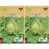 Germisem Biologico Grazer Krauthauptel 2 Semi di Lattuga Iceberg 1 g (Confezione da 2)