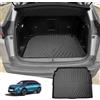 LUWU Compatibile con Peugeot 3008 2016-2023 2024 Tappetino Protettivo Antiscivolo TPE Gomma Vasca Bagagliaio Impermeabile Antipolvere Accessori 3008 [Piano di Carico Superiore]