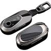 Rondrive Cover per chiave auto in metallo per Mercedes Benz C300 E350 S550 C E S CLE GLC EQS EQE 300 350 450 2024 2025 custodia portachiavi guscio portachiavi anello portachiavi 3 pulsanti accessori