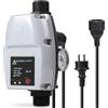 SWAWIS Pressostato Pompa Acqua Controllore Pompa Pressostato per Impianto Idrico Domestico Max. 10 bar Rilevatore di Pressione, Grigio