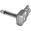 REAN RP2RCF - Connettore jack da 6,3 mm ad angolo piatto a 2 poli TS Pancake per effetti