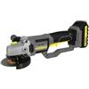 KOMBO PRO - Smerigliatrice Angolare BRUSHLESS 125 mm - 20V, 7000 Giri/Min, Motore Senza Spazzole, Batteria 4.0Ah, 3 Dischi Inclusi, Valigetta Rigida e Accessori Professionali