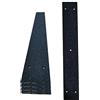 zosenda Striscia di Rivestimento Antiscivolo, zosenda 5 Pezzi 50mm X 400mm Impugnatura di Rivestimento Antiscivolo per Pavimenti, Legno Nastro di Scorrimento Antiscivolo Pedane di Sicurezza (Nere)