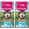 EUKANUBA Cibo secco per Cani senza cereali con pesce per razze di taglia grande - Alimento secco premium privo di cereali per Cani adulti, 3 kg (Confezione da 2)