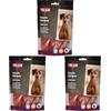 TRIXIE Premio omega stripes 100gr - Snack e biscotti cane ossa (Confezione da 3)
